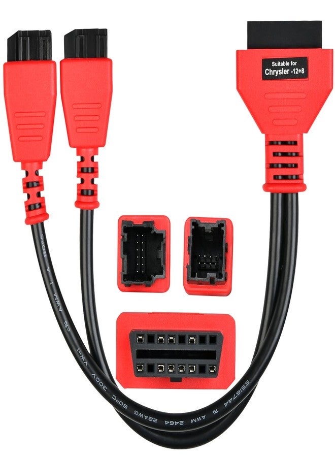 Autel Original OBD2 12+8 Adapter for Chrysler, OBD II Bypass Cable Gateway Protocol, Universal Security Bypass 12 8 Connector for FCA SGW Car, Work for All Scanner MK808 MX808 MX900 MS906 MS908 - Image 1