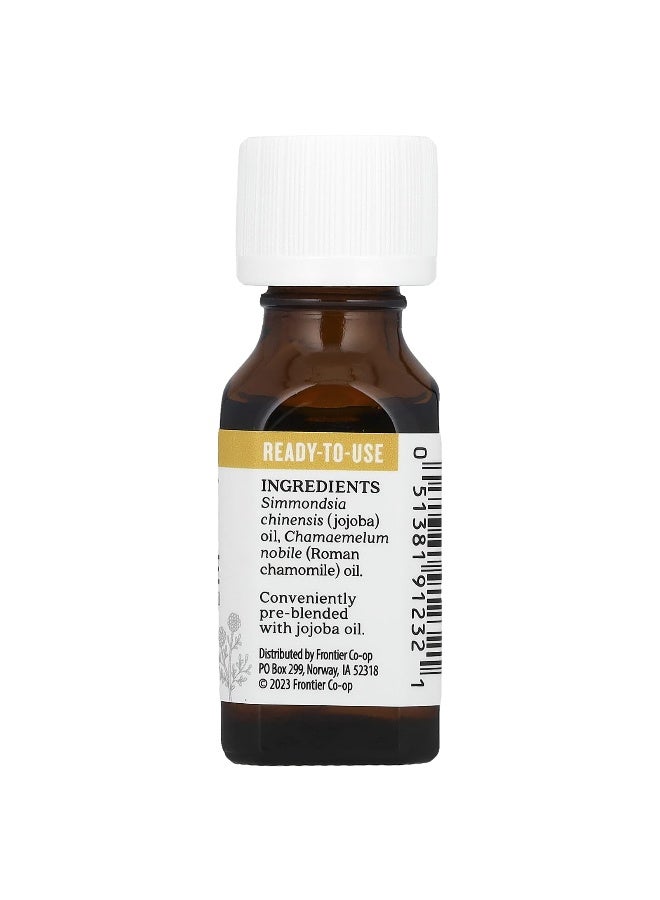 Aura Cacia, Pure Essential Oil In Jojoba Oil, Roman Chamomile, 0.5 fl oz (15 ml) - Image 2