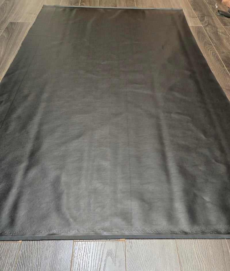 NAT Leathers | Black Soft Faux Vegan Leather PU (Peta Approved Vegan) | 1 Yard (36 inch Length x 54 inch Wide) Cut by The Yard | Synthetic Pleather Nappa 0.9 mm Smooth Upholstery | 36"x54" - Image 5