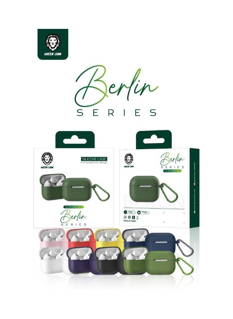 GREEN LION Berlin Series Silicone Case for Airpods Pro 2 -Pink  - Image 3