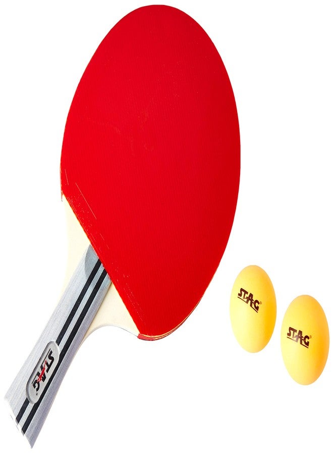 Stag International Table Tennis Racquet without case | 180 grams | Intermediate | ITTF Approved Rubber | Multi- Color - Image 4
