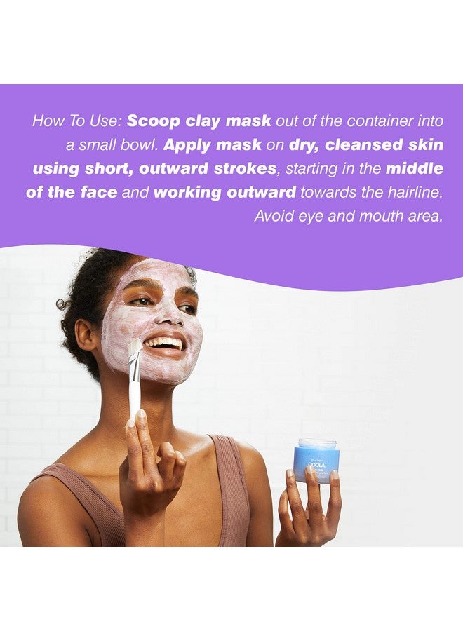 COOLA Moon Silk Face Mask Cleansing Brush For Skin Barrier Protection Applicator For Moon Silk Face Moisturizer Mask - Image 4