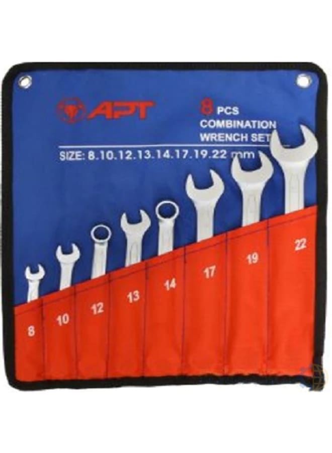 APT 22/8mm 8-Piece Ratcheting Wrench Set