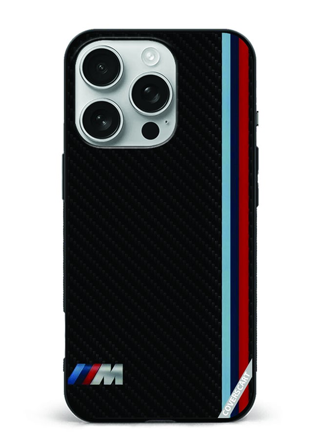 COVERSCART Protective Case Cover For Apple iPhone 16 Pro Bmw Logo Design Black