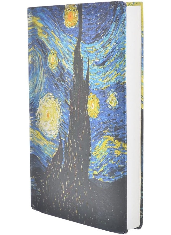 كراسة الرسم ذات الغلاف الصلب عالي الجودة من سمارت 9003، 100 ورقة كريمية فاتحة مقاس 24 × 16 سم 120 جرام للرسم والفنون - متعدد الألوان