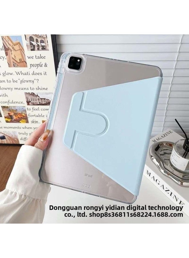 Ipad 9th Generation Protective Cover 360 Degree Rotating Acrylic With Pen Slot 11 Inch Pro Anti-bending Air4/5 Book Style-Color:lavender Purple-Applicable Model:iPad Pro11 2018/2020/2021/2022 (Universal) - Image 4