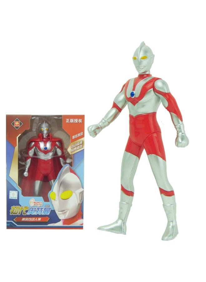 Genuine Authorized Jinjiang Ultraman Toy Superman Sven Tello First Generation Ace Doll With Cloak Joint Movable-Color:The First Generation Of Ultraman