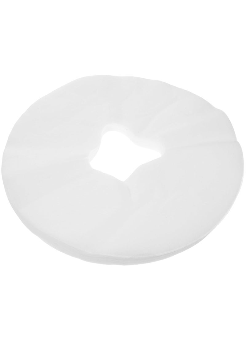 Healifty 100Pcs Disposable Covers, Non-woven Headrest Covers, Massage Face Covers for Massage Tables & Massage Chairs, Medical-Grade, Universal Size 