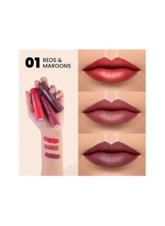 Mars Mars Matte Lipstick Box Set of 3 (Reds and Maroons-01)  - Image 2