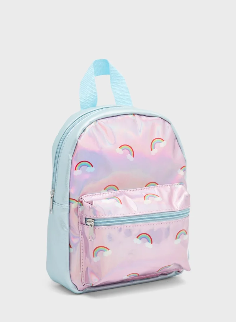 shoexpress Front Zip Pocket Backpack