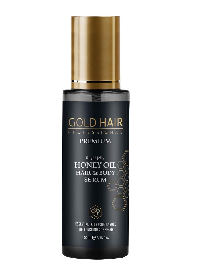 GOLD HAIR - Gold Hair Professional Premium Hair and Body Honey Serum 100ml - Image 1