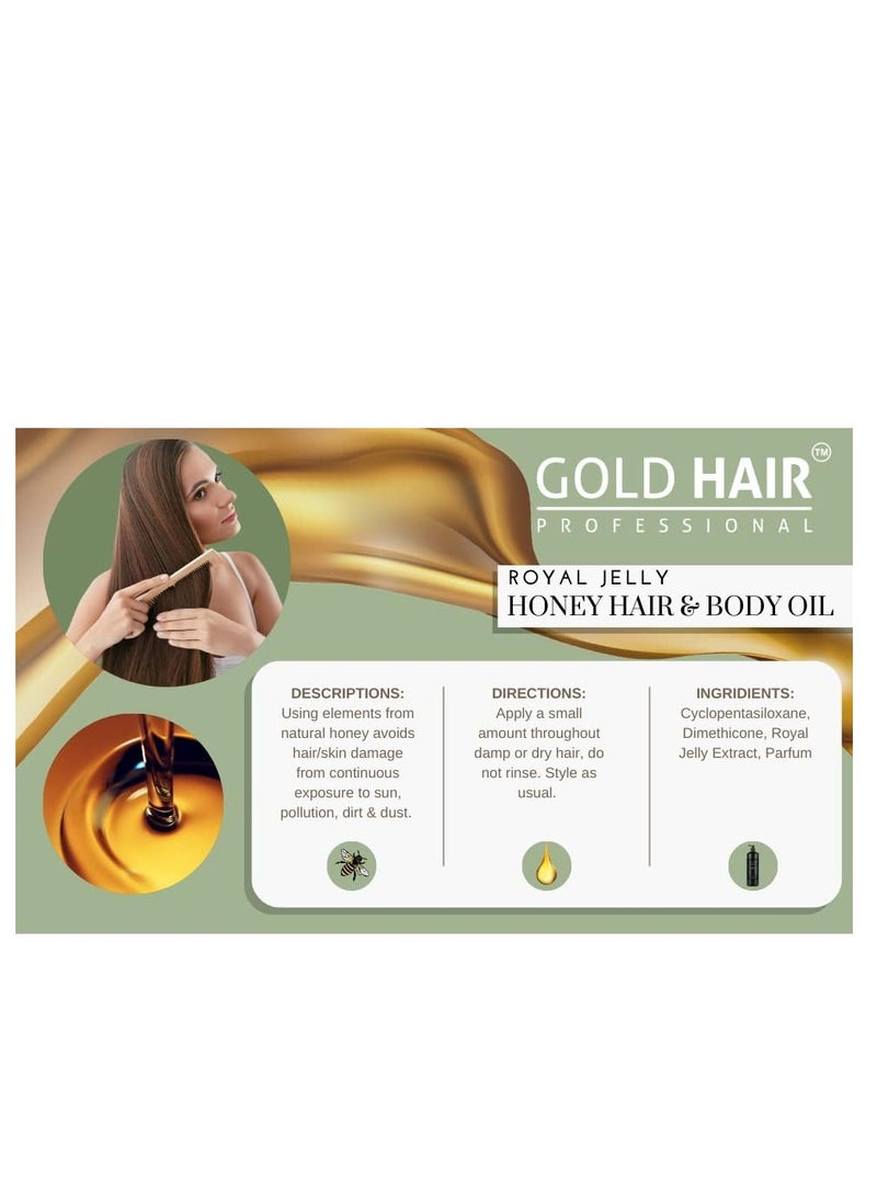 GOLD HAIR - Gold Hair Professional Premium Hair and Body Honey Serum 100ml - Image 1