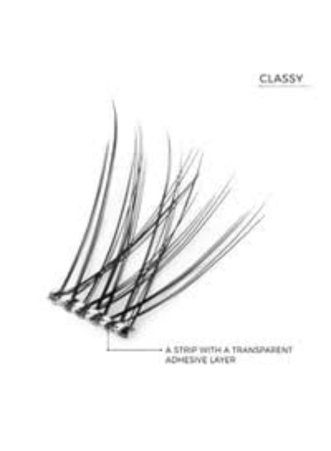 Nanolash DIY Eyelash Extensions Stick & Go Pre-Glued Lashes Classy - Image 2