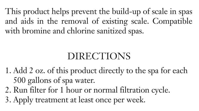 SpaChoice 1-Quart Premium Defense, Descaler for Hot Tub, Made in USA - Image 4