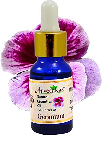 Arvedikas Natural Geranium Essential Oil | Aromatherapy For Relaxation And Skincare -15ml - Image 2