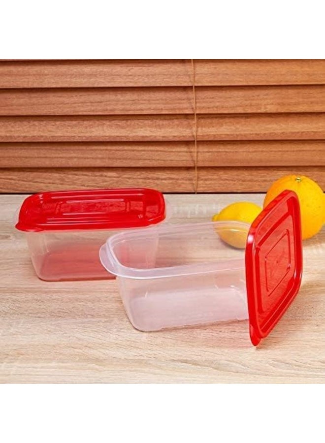 LOCK & LOCK E.Z Lock Airtight Food Storage Containers Set Bpa Free Durable Plastic Compact Design 1320 ML - Image 3