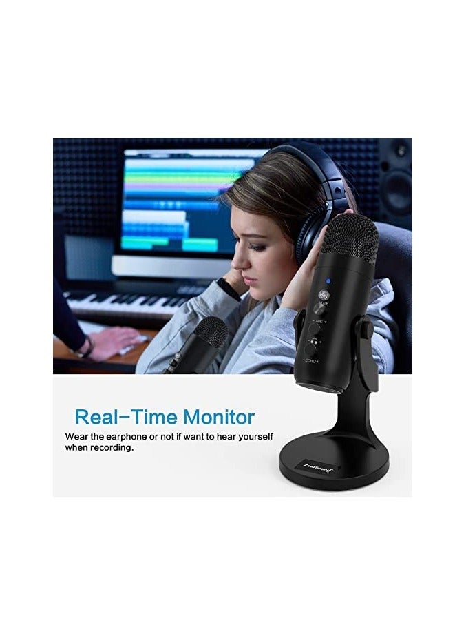 Jmary MC-PW8 Multifunctional USB Recording Microphone for Podcast Gaming and Live Streaming - Image 2