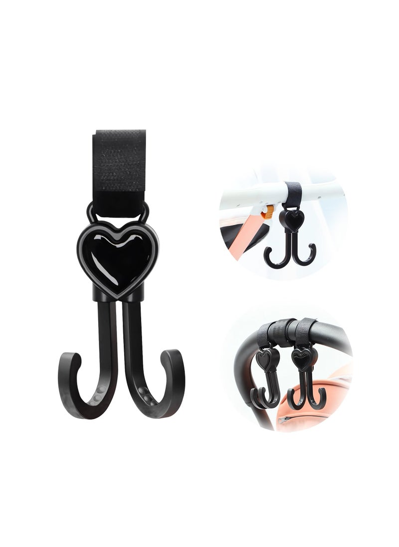SYOSI - Buggy Clips for Pram, Baby Pushchair Hooks Universal Accessories to Shopping Bags, Handbag, Changing Bag, Pushchair Clips for Bags, Stroller Hooks Organiser for Baby Changing Bags(6 Pack) - Image 1