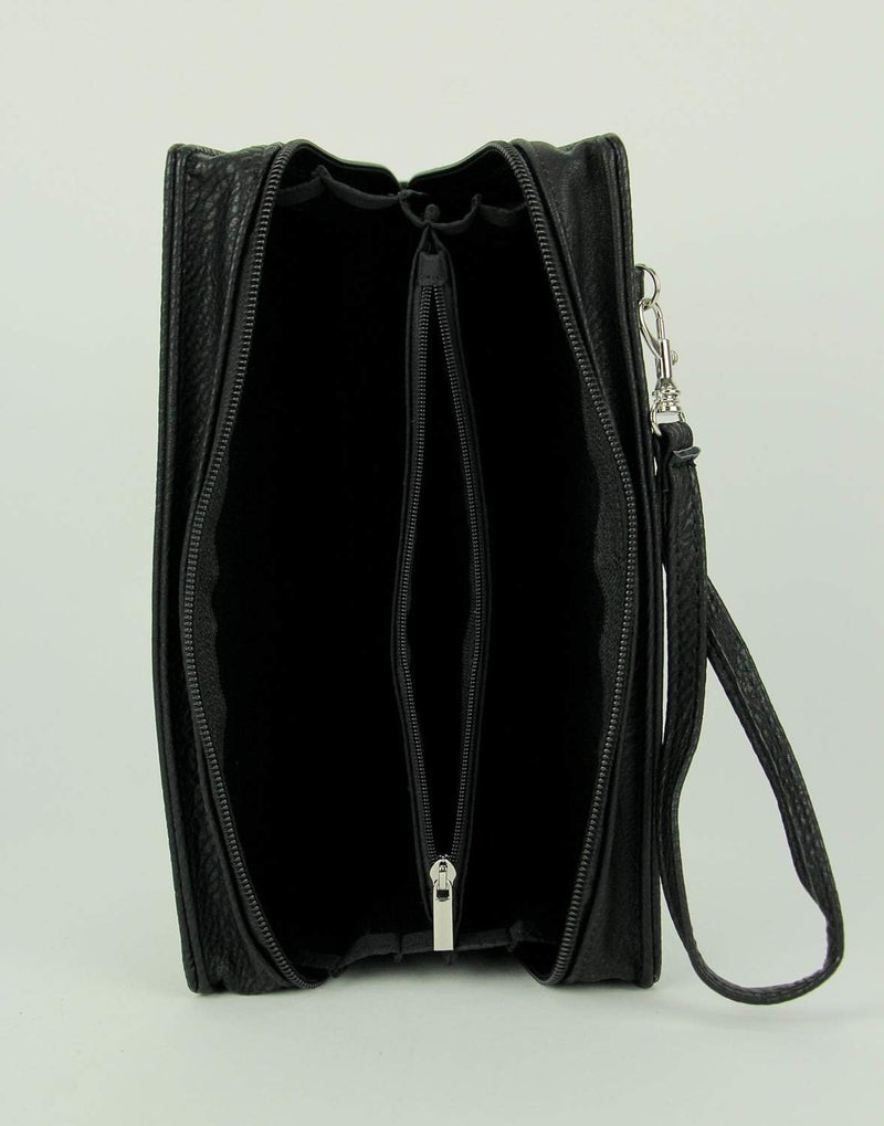 Things2Die4 Black and White Glow in the Dark Book of Spells Crossbody Purse, Medium - Image 4