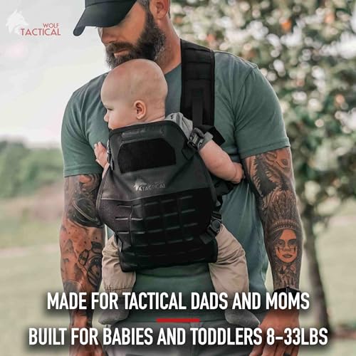 WOLF TACTICAL Toddler and Baby Carrier for Men - Dad Baby Military Mens Baby Carrier for Infants and Toddlers - Image 3