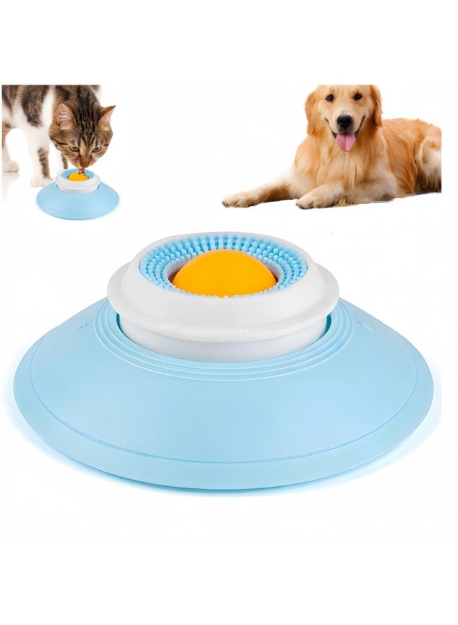 Dog Lick Toy, Dog Enrichment Toy, Interactive Licking Pad, Slow Feeder Bowl & Treat Dispenser for Wet Food Snacks – Non-Slip Pet Calming Bowl for Bored Dogs & Cats, Small Medium - Image 1