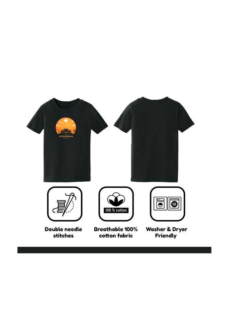 PRINTSHOP4ME - Islamic New Year Women's T-Shirt–Half Sleeve Round Neck Cotton Tshirt-Soft&Breathable Fabric Ideal For Daily Wear&Special Occasions - Image 1
