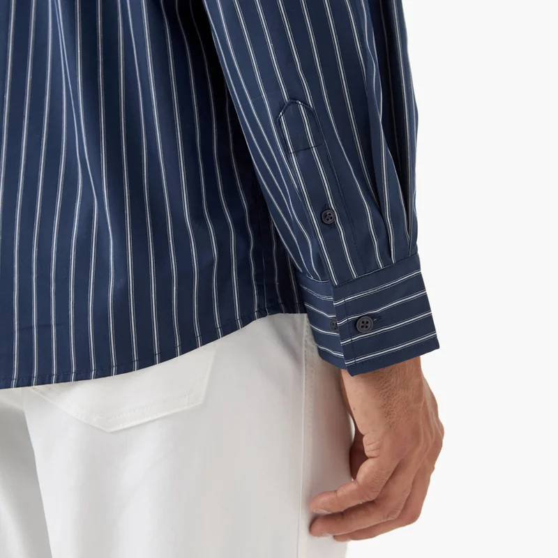 Iconic Iconic Regular Fit Striped Collared Shirt