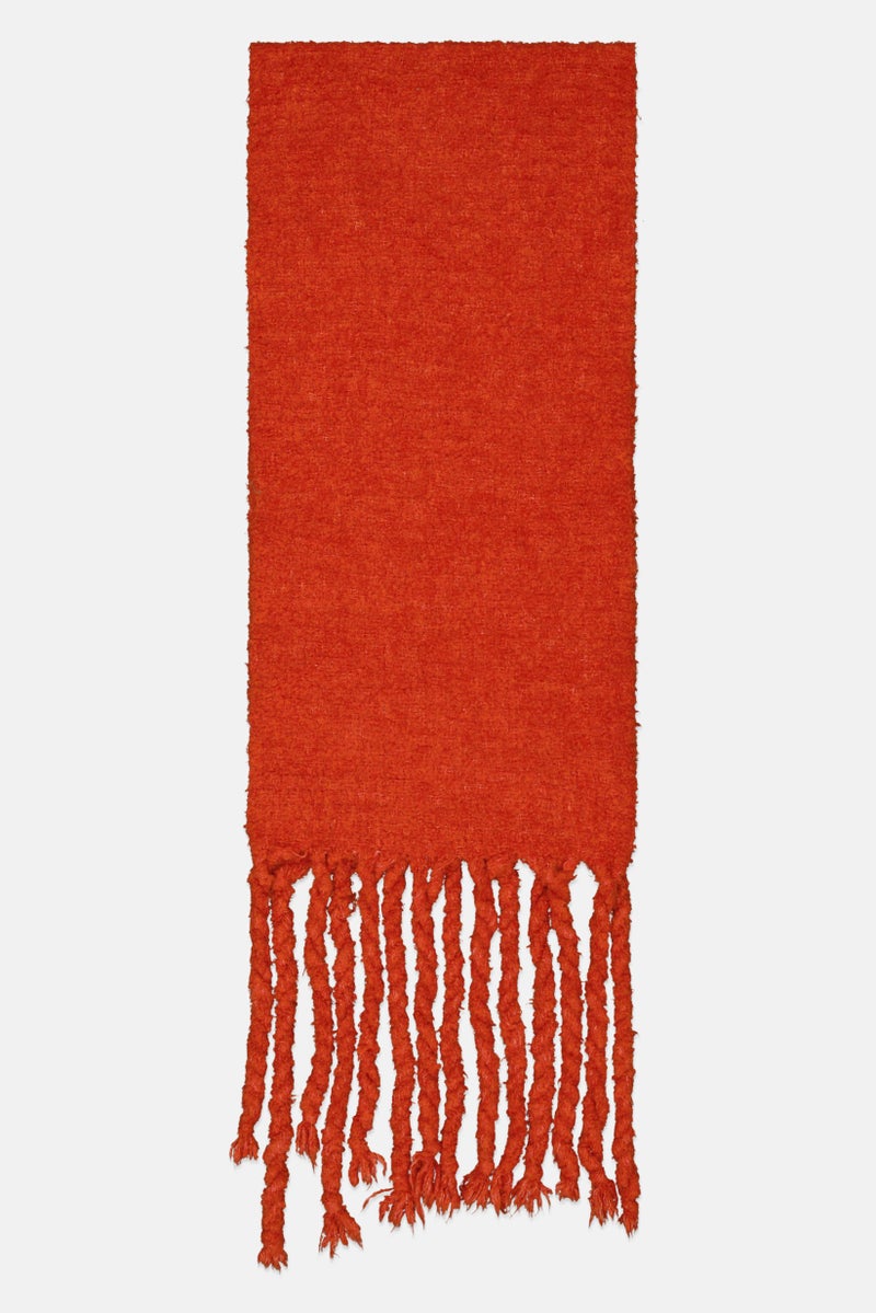 Reserved أوشحة نسائية بسيطة، برتقالي - Image 2