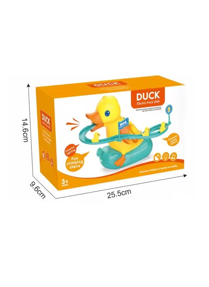 Whynot - Electric Climbing Duck Toy with Music & Lights – Fun Escalator Game for Kids to Boost Imagination & Motor Skills 🐤🎵` - Image 1