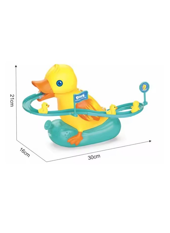 Whynot - Electric Climbing Duck Toy with Music & Lights – Fun Escalator Game for Kids to Boost Imagination & Motor Skills 🐤🎵` - Image 1