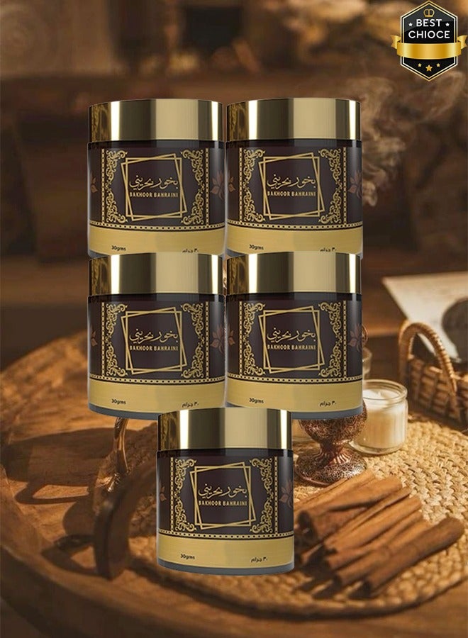 بخور 5 قطع بخور بحريني 30 جرام - Image 1