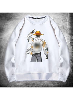 KUYING New One Piece Casual Loose Round Neck Hoodie  - Image 1