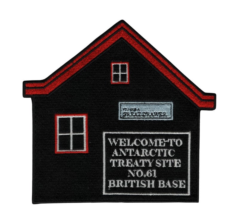 Generic Antarctic Treaty Site British Base Applique Embroidered Sew-on Patch ; Size: 15cm x 14.2cm for Jackets, Bags, T-Shirts, Jeans, Outdoor Clothing ; Imported from Malaysia (1 Piece). (Code: L-27) - Image 1