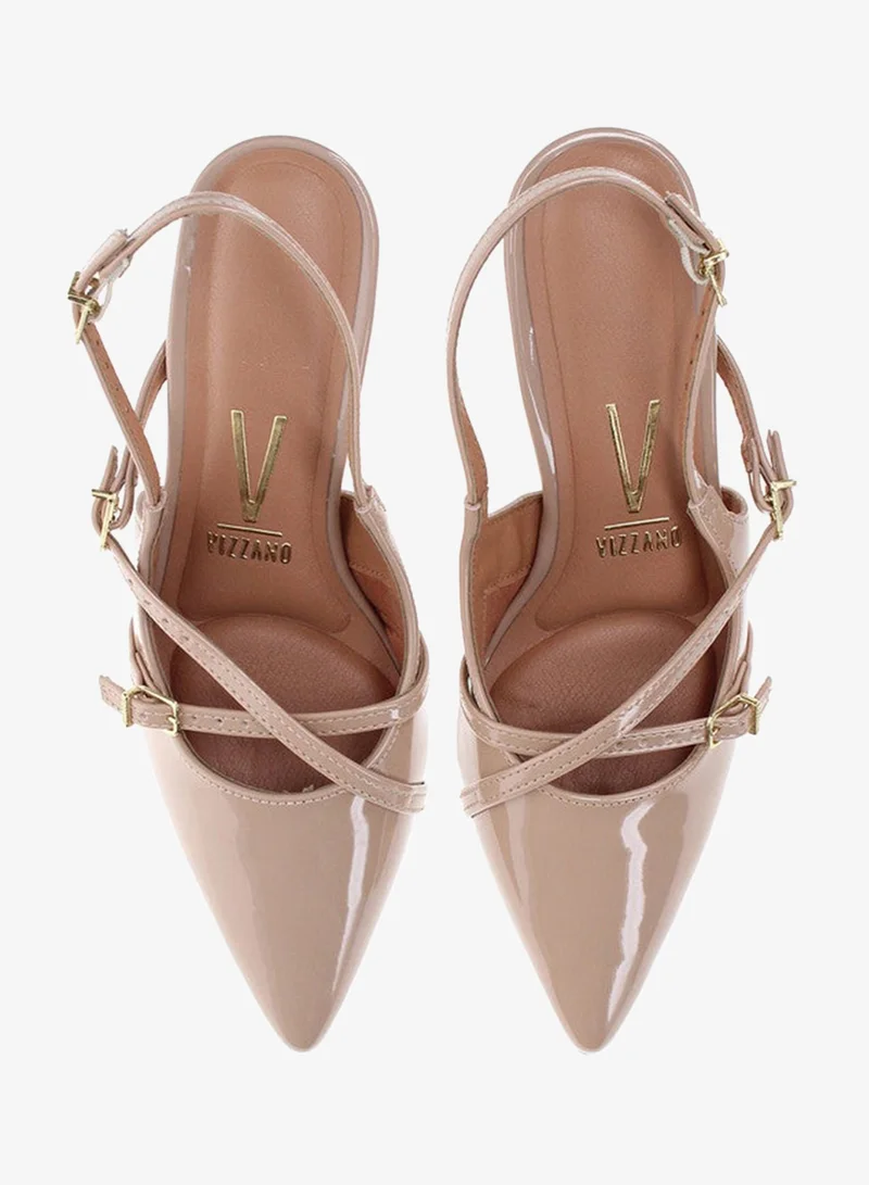 VIZZANO Beige Low Heels Pump for Women – Elegant Office Heel Shoes & Classic Pumps for Girls for Women | Best Price UAE