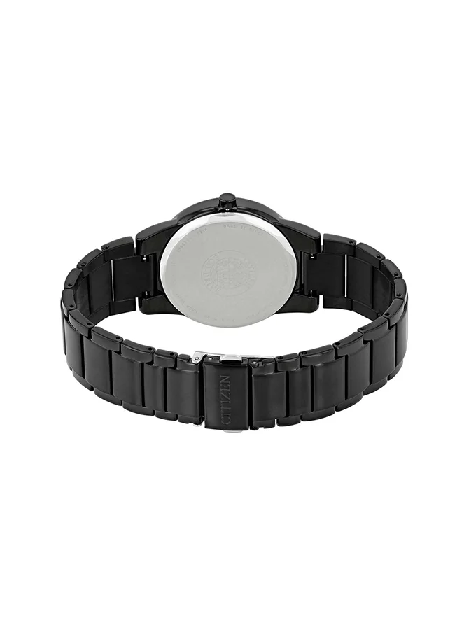 CITIZEN Mens Analogue Stainless Steel Watch - AU1065-58E (Black_Free Size)