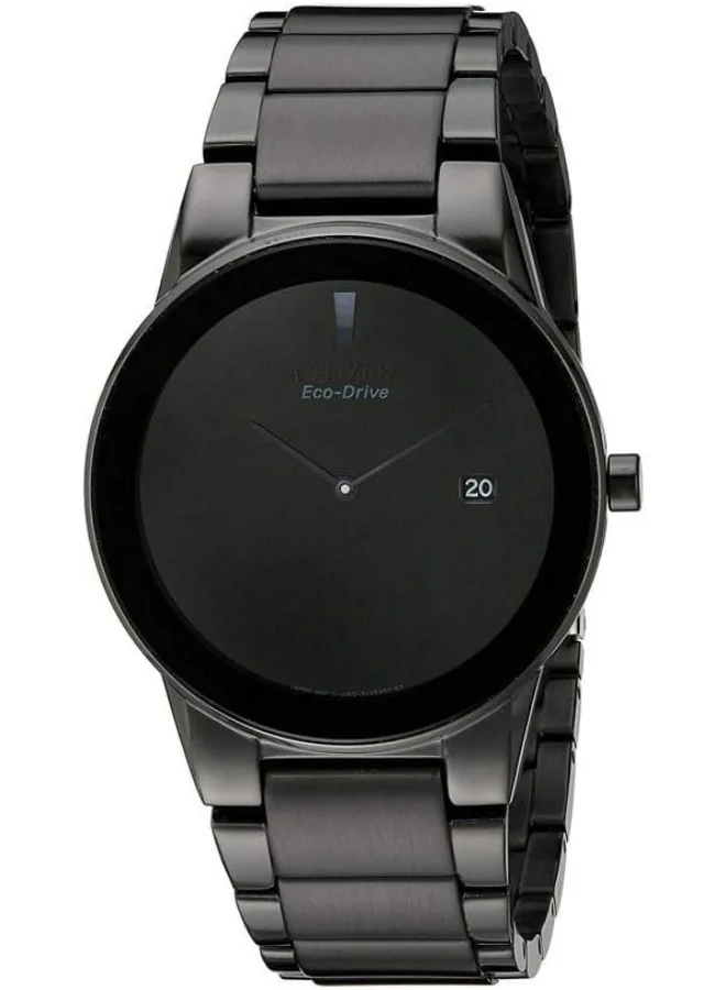 CITIZEN Mens Analogue Stainless Steel Watch - AU1065-58E (Black_Free Size)