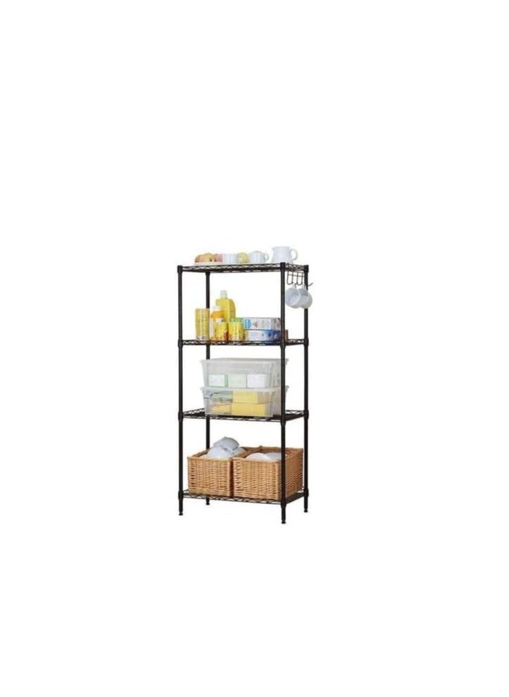 Multi-Purpose 4-Tier Metal Shelving Unit