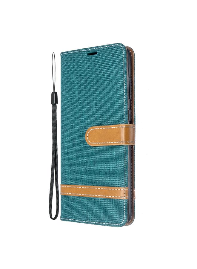 Zaboon Case For Galaxy S20+ Color Matching Denim Texture Horizontal Flip PU Leather Case with Holder & Card Slots & Wallet & Lanyard - Image 2