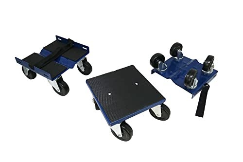 Shepherd Hardware 9298 Snowmobile Dolly Set, 1000-lb Load Capacity, Blue - Image 1
