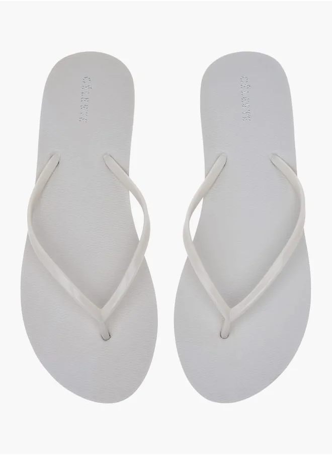 سيليست Women Textured Thong Slippers