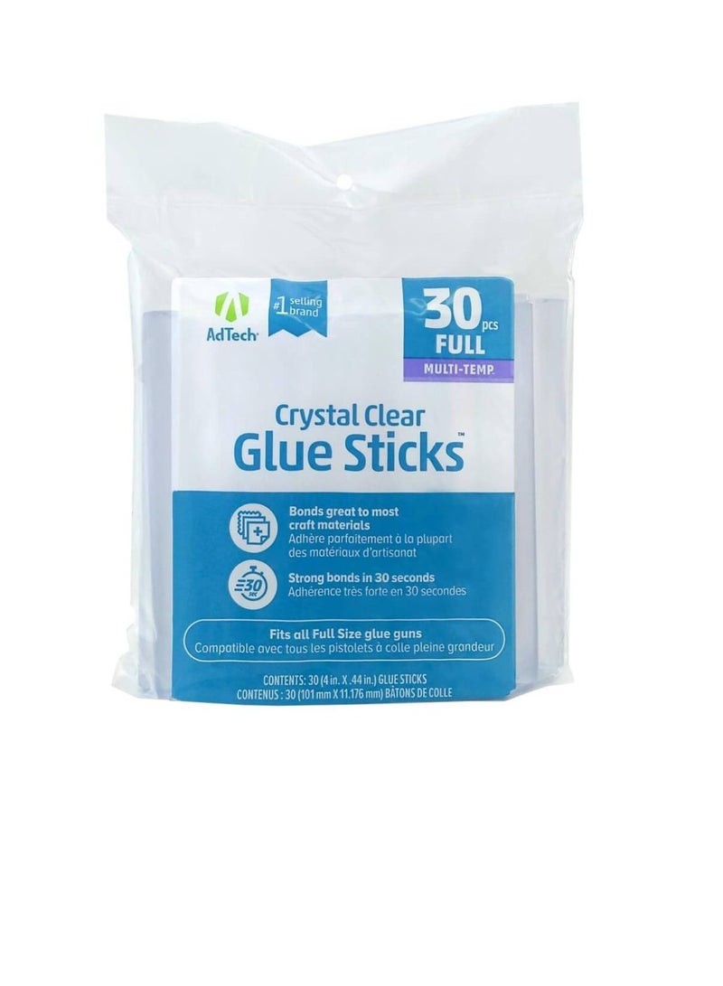 Adtech Multi-Temp Glue Sticks 7/16in x 4in 30pc - Image 1