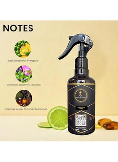 Scenta Flora Immortal Mint Aroma Spritz 300ml | Ready-to-Use Long-Lasting Oil Based Air Freshener for Curtains, Carpets, Washrooms, Dressing Rooms, and Fabrics like Abayas  - Image 1