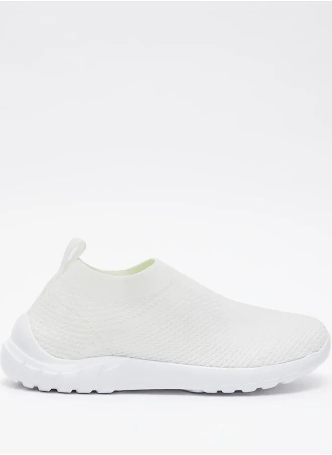 داش Boys Textured Slip-On Sports Shoes