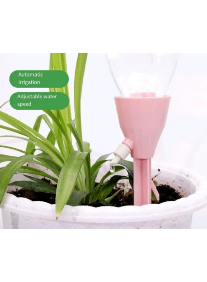 Generic 3 Pcs Plant Watering Devices, Self Watering Planter Insert Spikes Stakes, Automatic Plant Waterer For Vacations Outdoor Indoor Potted Plant Drip Irrigation Watering Devices Multicolour  - Image 2