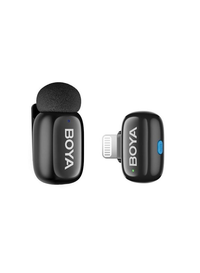 Boya Mini 16 Wireless Lavalier Microphone For IOS, Ultra mini microphone with AI Voice Change, Noise Reduction, Metal Clip on Mic Vlogging TikTok YouTube Content Creators - Image 1
