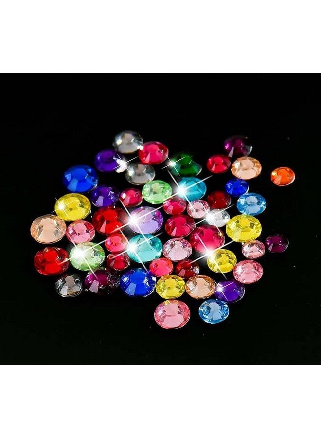 DIY Crafts Pack Of 350 Pcs, Mixed Colour Random, As Image Flatback Rhines(Pack Of 350 Pcs, Mixed Colour Random) - Image 2