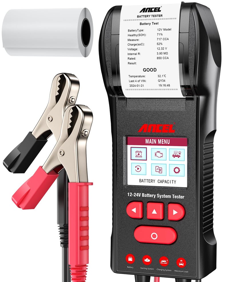 Ancel Ancel Battery Tester with printer BST600