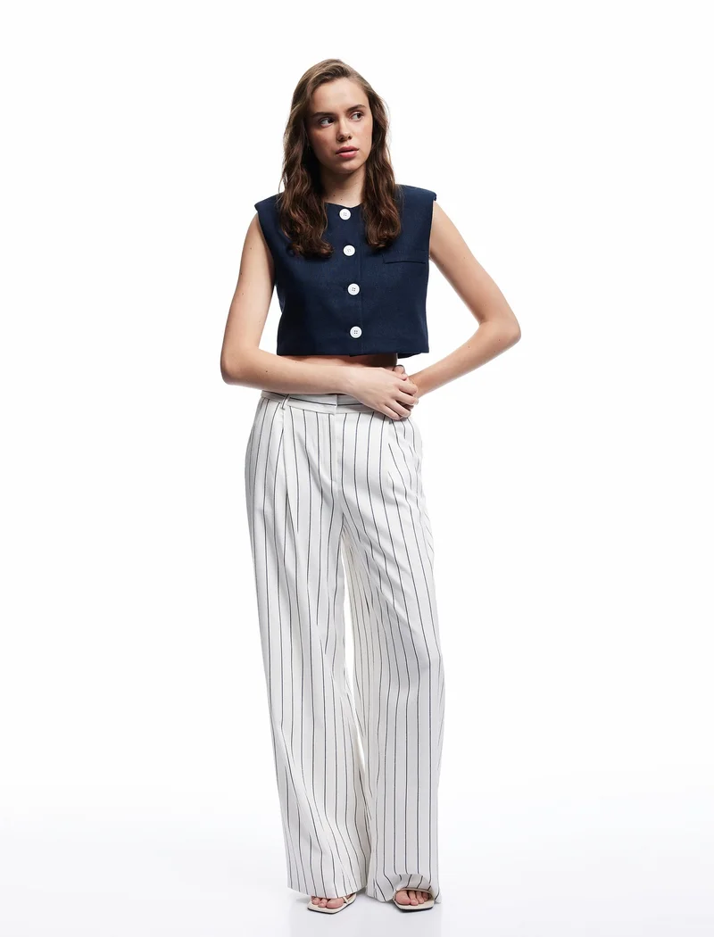كوتون Linen Vest