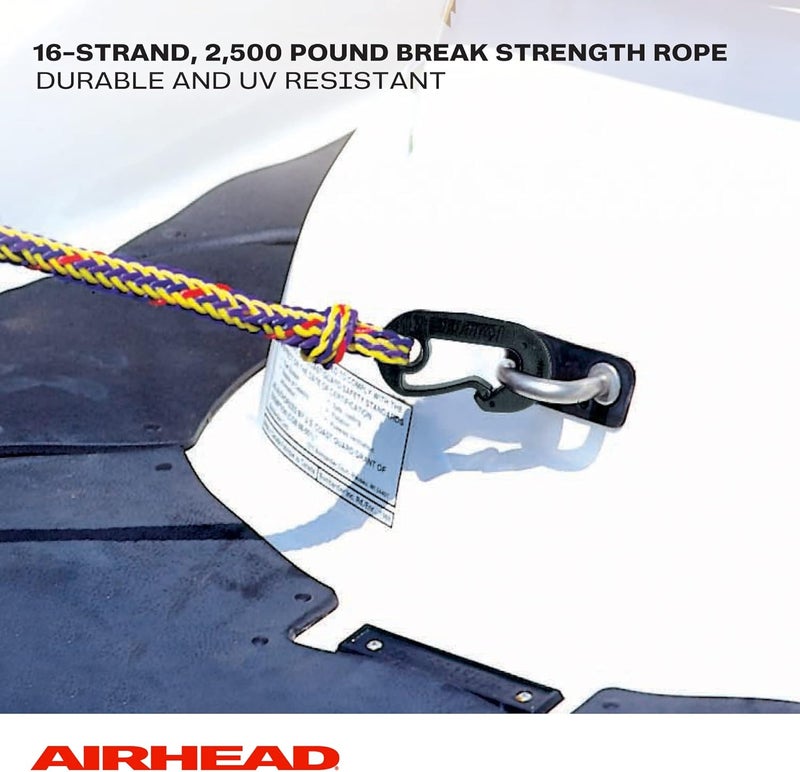 Airhead PWC Boat Dock Line 7Feet Pack of 2 yellow  Black For Watercraft - Image 5