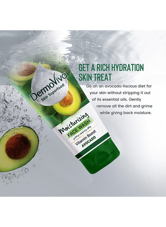 DermoViva Moisture Plus Face Wash Gel 150ml - Image 3
